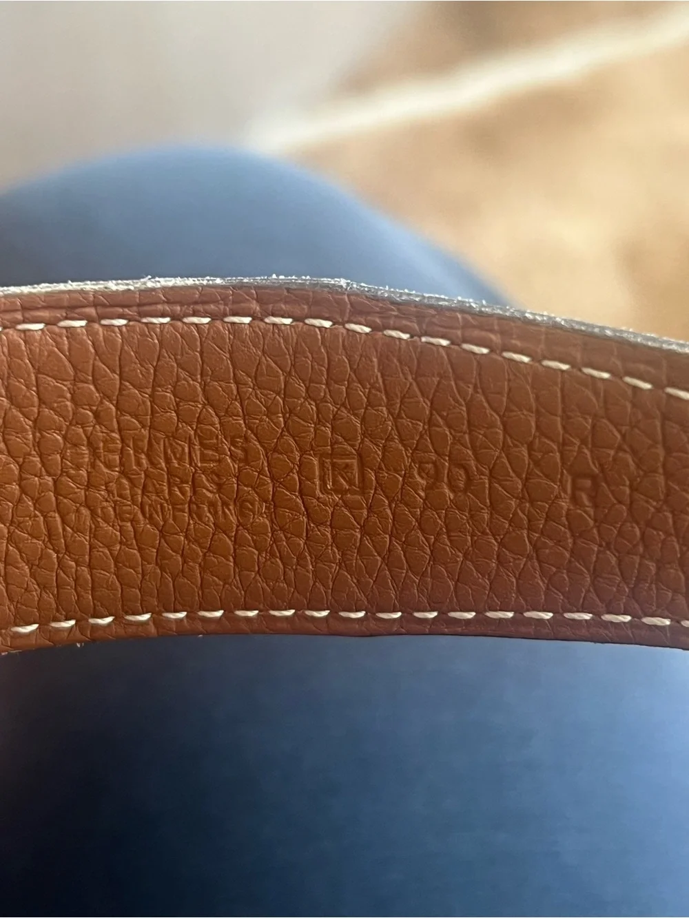 Hermès Constance H Reversible Belt 32mm Gold/Black Size 90 Palladium Hardware